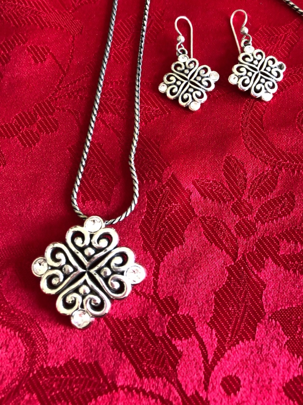 Brighton necklace and earrings set